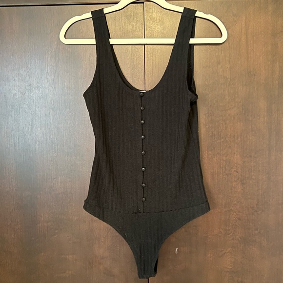 Buddy Basics Black Bodysuit - Picture 1 of 4